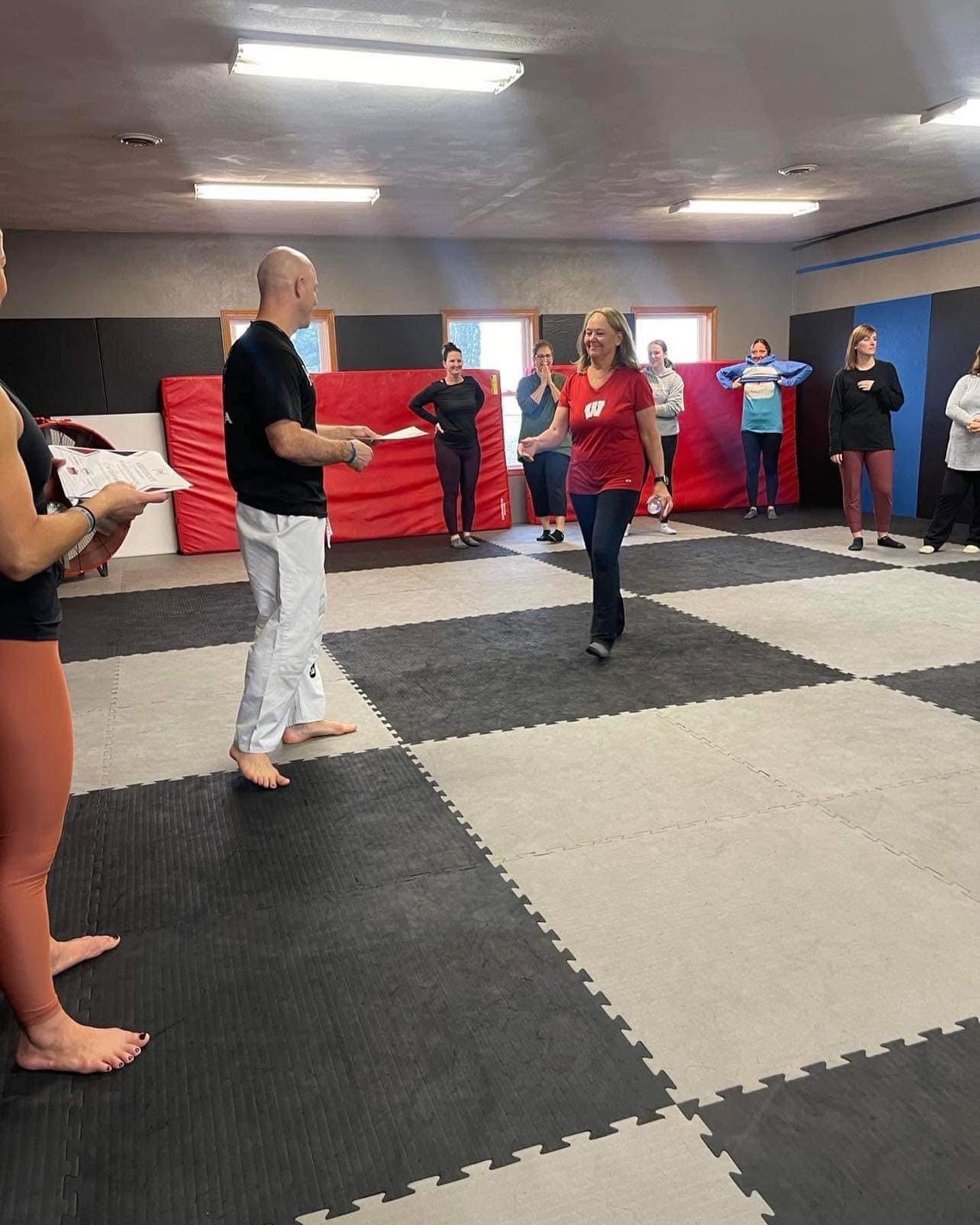 MMA group class at Fearless MMA Academy in Janesville, WI