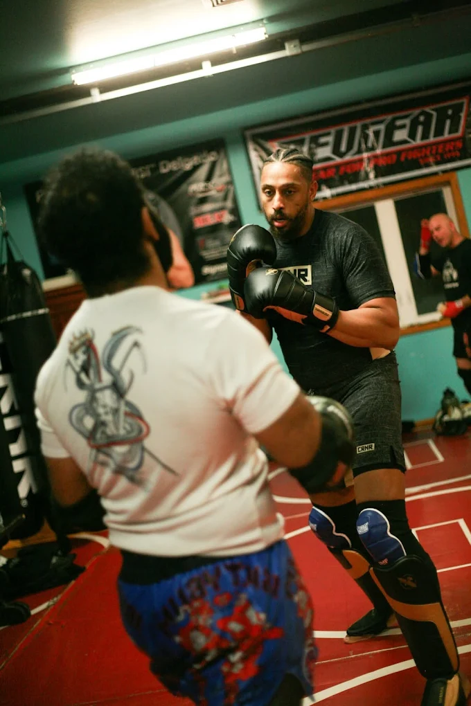 Boxing training at Fearless MMA