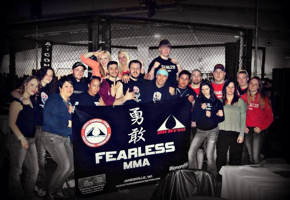 Fearless MMA coaching staff and members